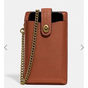Coach Turnlock chain phone crossbody